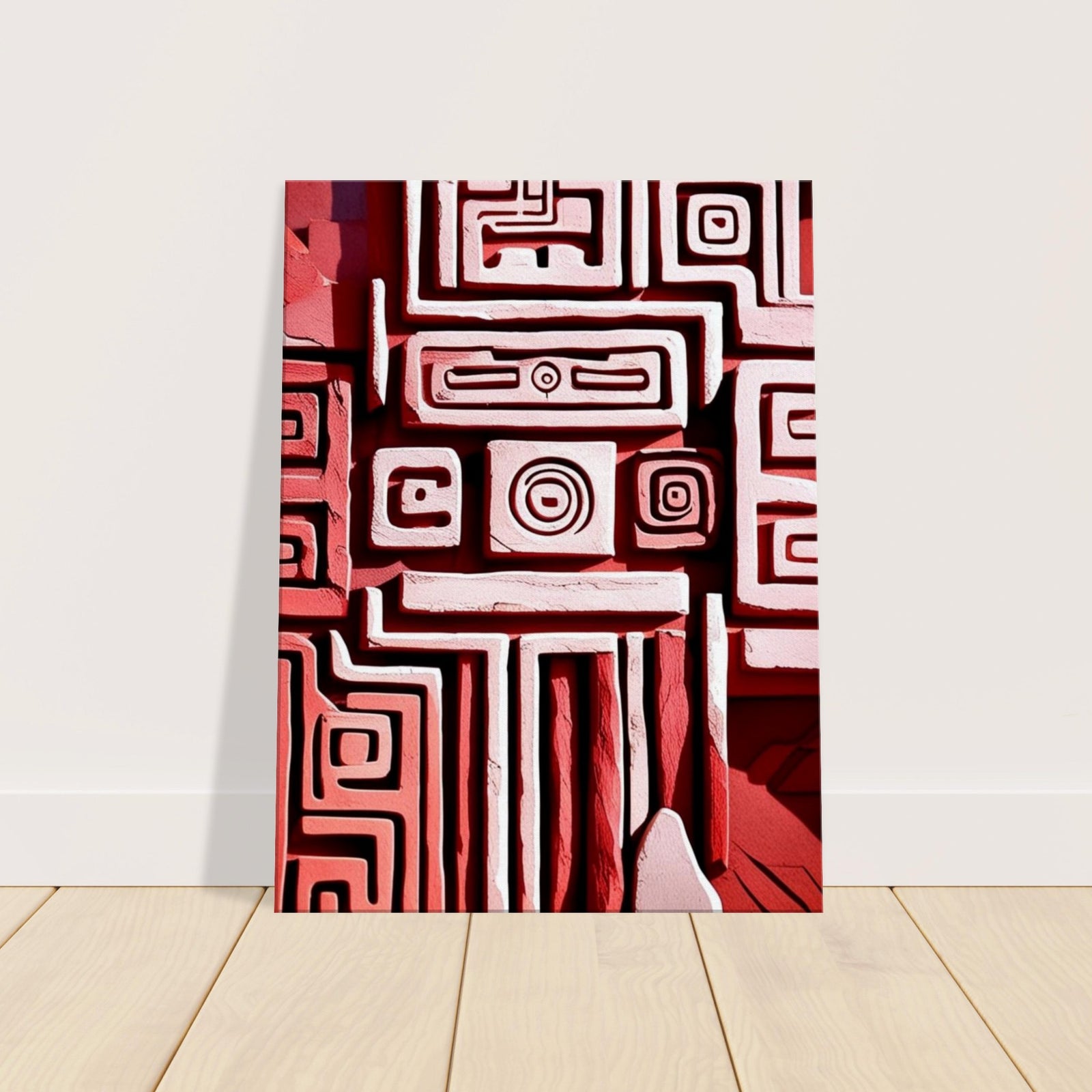 Red Accent Collection Canvas Wall Art. Premium Quality Print